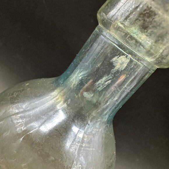 Vintage Citrate Of Magnesia Glass Bottle Embossed Whithall Tatum USA 1930s Rx - Picture 10 of 13